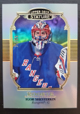 2019-20 UD Stature Igor Shesterkin Silver Portrait Variant Rookie 25/85 Rangers