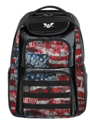 Subtle Patriotic Hybrid Backpack Travel Laptop Bag NEW with Tags