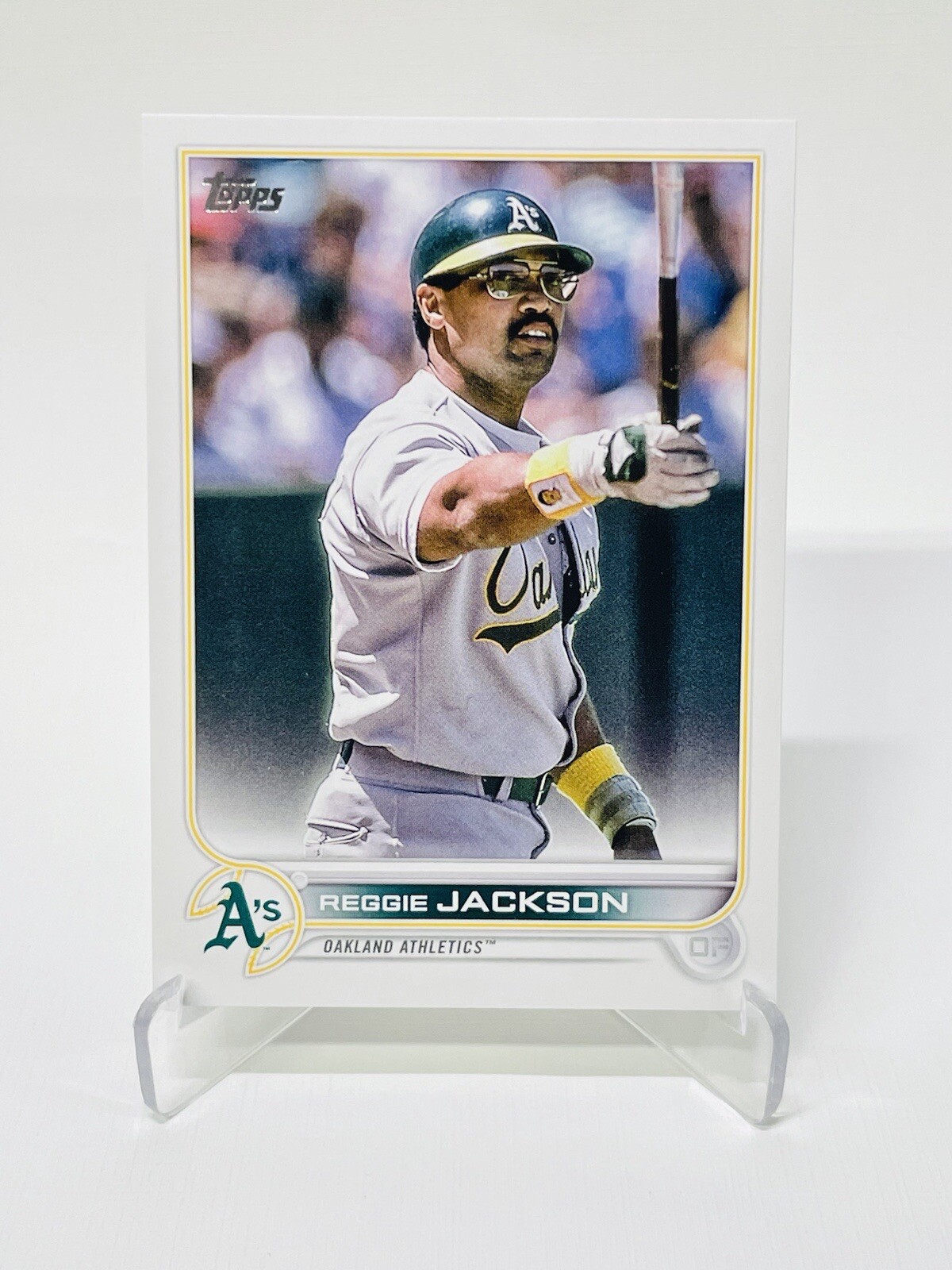 2022 Topps Update Reggie Jackson #US9 Image Variation Short Print SP HOF
