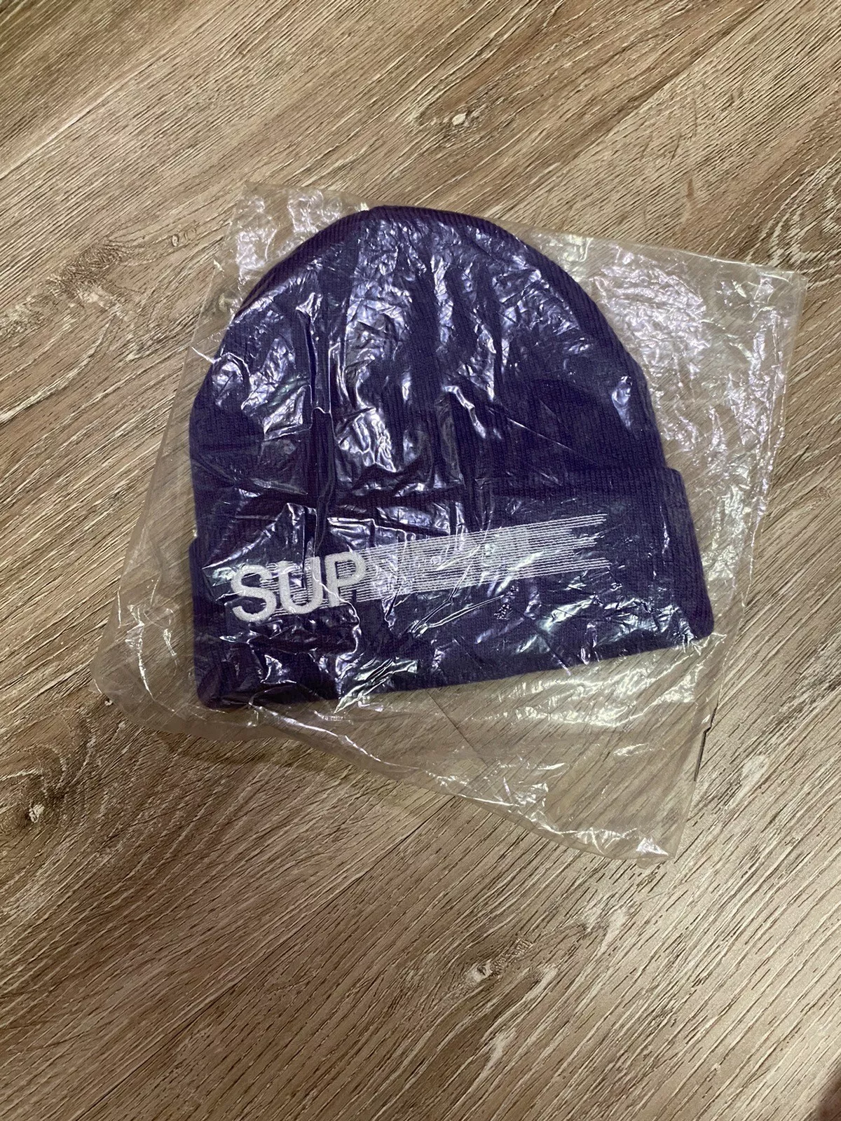 Beanie logo Supreme Purple Motion SS20 (SS20BN13) taille unique