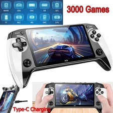X9 Handheld Game Console 3000 Games 5.5 Inch 2000mAh Retro Video Game Player OY