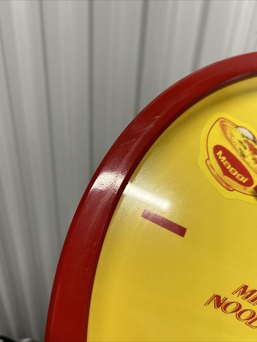 VTG RARE STORE MAGGI FOOD NOODLE ASIAN ADVERTISING WALL CLOCK 17IN - Picture 6 of 8
