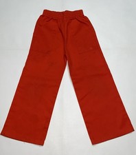 Vintage 70s 80s Health Tex Permanent Press Pants Trousers Kids Sz 5 Red