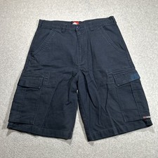 VTG VANS Casual Cargo Shorts - Size 34 Waist - Blue