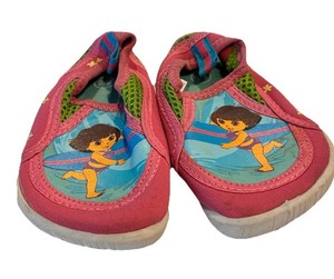 Kids Toddler Girls Small Size 5/6 Swim Water Shoes Pink Dora the Explorer