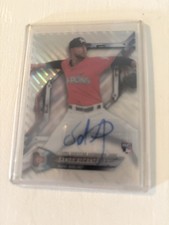 2018 Topps High Tek Sandy Alcantara Rookie Auto Card # HT-SA