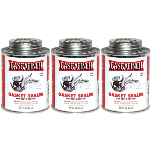 Gasgacinch Engine Sealant 440-B (3-PACK); Gasgacinch 8 oz Brush-on