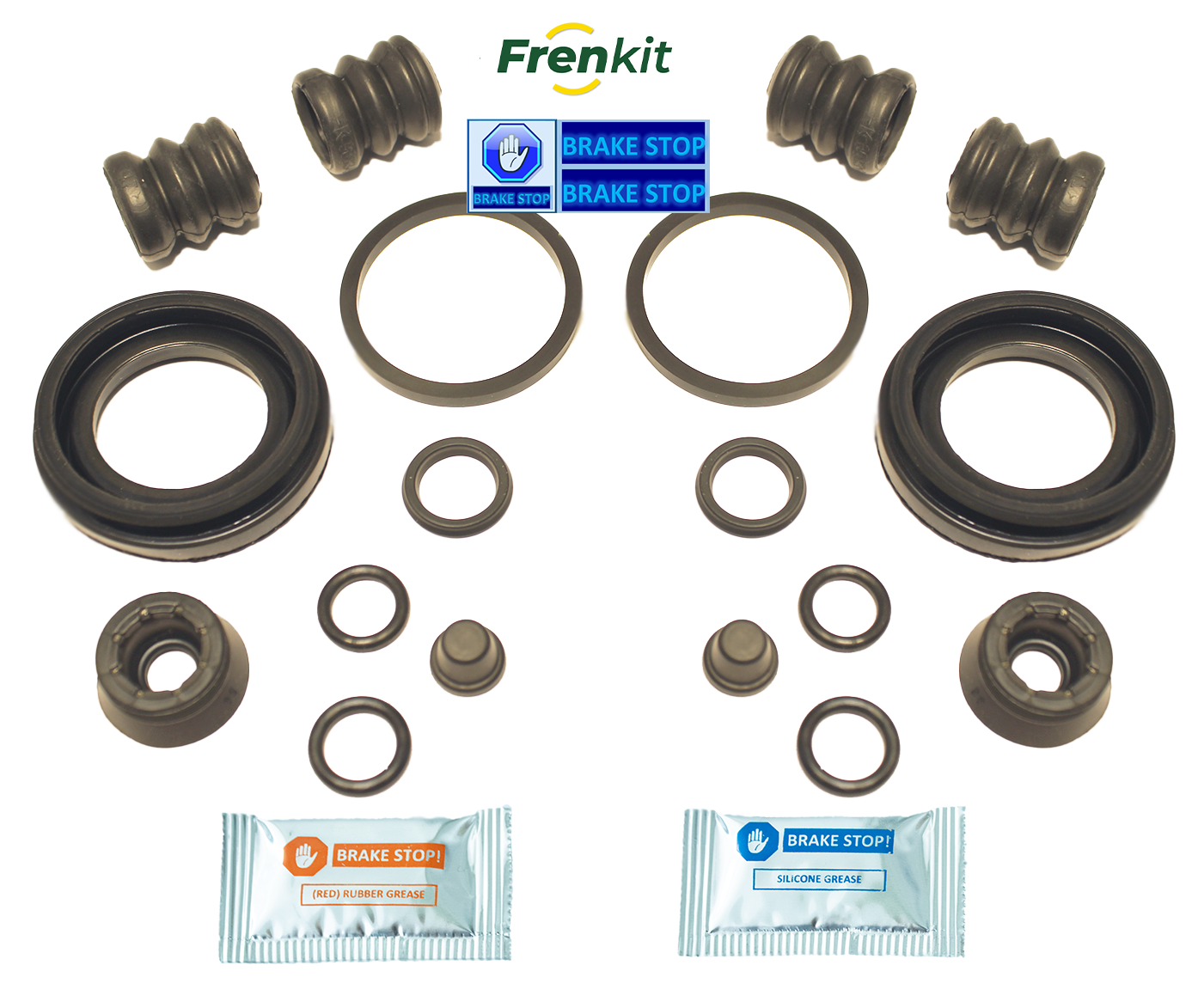 2xREAR BRAKE CALIPER REPAIR SEAL KIT FITS Audi 100 1990-1994 (38mm)