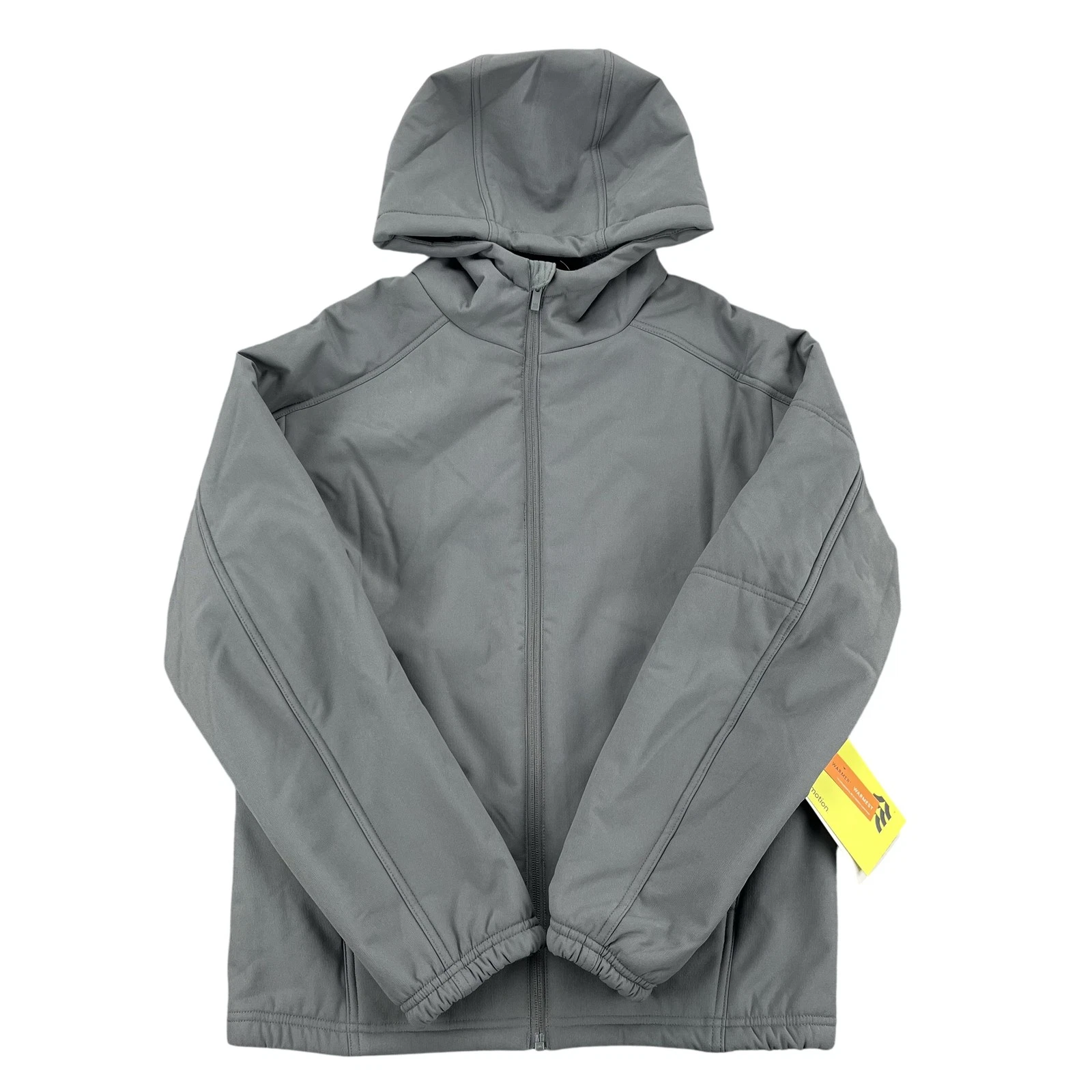 All In Motion Softshell Fleece Jacket Mens Small Hooded Wind Water Resistant