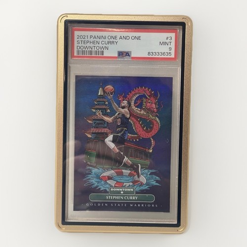 Stephen Curry #3 2021 Panini One and One Downtown card