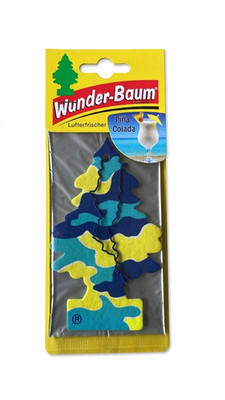 WUNDERBAUM Lufterfrischer Black Ice/Pina Colada - 5er/10er Set