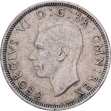 #1224151 Great Britain, George VI, Florin, Two Shillings, 1951, Copper-nickel,
