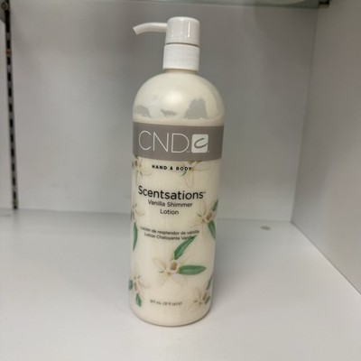 CND Hand & Body Scentsations Vanila Shimmer Lotion 917 Ml (31 Fl Oz) Jumbo New