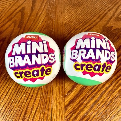 Lot of 2 - ZURU ~ Surprise Capsule ~ MINI BRANDS CREATE Garden Series 1 MYSTERY