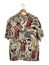 WACKO MARIA 22SS TIM LEHI HAWAIIAN SHIRT S Rayon WHT