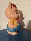 Vintage 1950's Porky Pig Hard Plastic Coin Bank 11" tall — photo 4