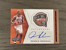 2019-20 Chronicles Hall Of Fame Autographs Red Dennis Rodman #HF-DRO Bulls