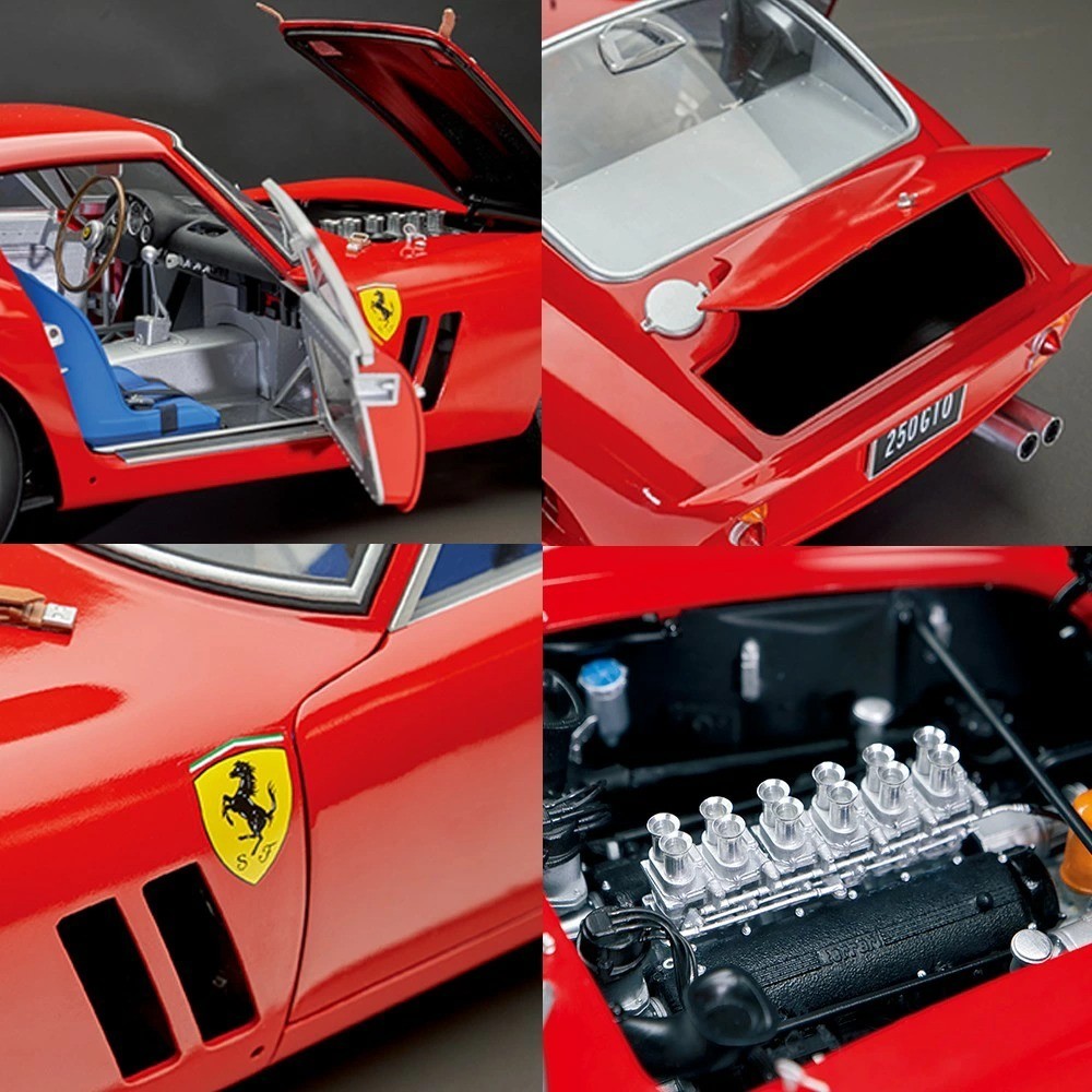DEAGOSTINI Ferrari 250 GTO 1/8 Scale Model Kit Full Set Vol.1-100