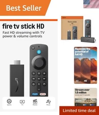 Compact Stick HD Device: Free Movies, Live TV, Smart Home Control with Alexa