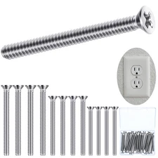 30 Pieces Extra Long Outlet Screws Machine Long Electrical Outlet Screws Devi...