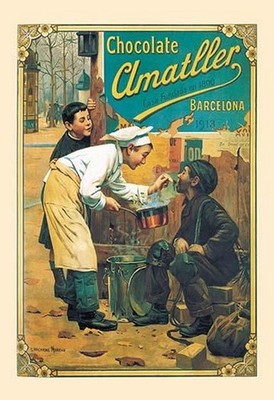 Chocolate Amatller Poster Print