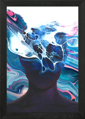 Mental Drifting Gerahmtes Wandbild Poster Leinwanddruck Bild