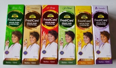 6x FreshCare Minyak Angin Aromatherapy/6 Sorten je 10ml, Exp. mind. 06.2028