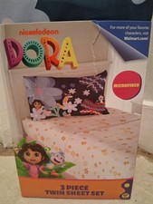 Dora The Explorer 3 Piece Sheet Set