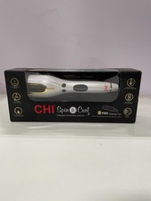 CHI Spin N Curl 1" Ceramic Rotating Curler In White, 1- Inch In the Box