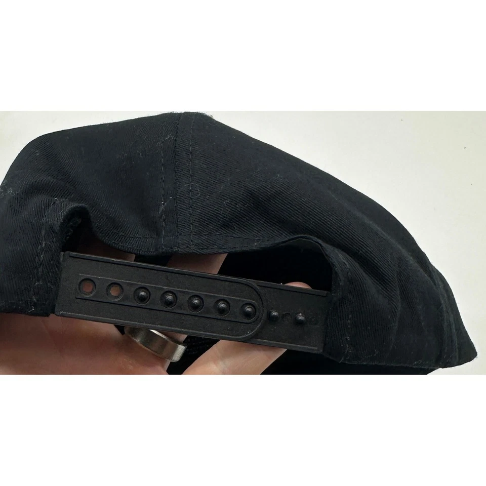 Sombreros de Autoridad Portuaria Gorra de Béisbol para Hombres OSFA Negro Mercedes Ray Catena Espalda a Presión Foto 3 de 4