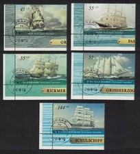 Germany Ships 5v Corners CV£23.25 2005 CTO SG#3358-3361