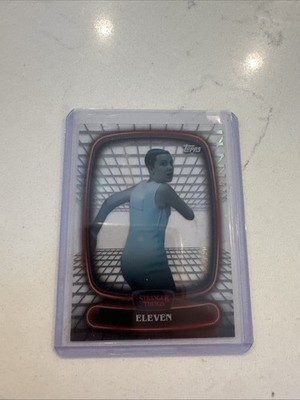 2025 Topps High Tek Stranger Things Hawkins Lab Pattern Eleven #11