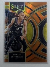 2024 Panini Select WNBA - Premier Level Moriah Jefferson #121 Orange Prizm /125