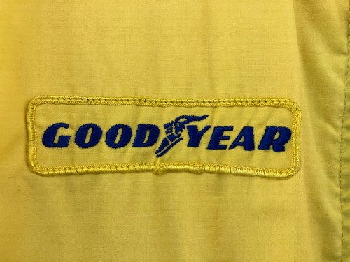 Vintage Goodyear Yellow Racing Jacket Adult Small 70s - Picture 2 of 20
