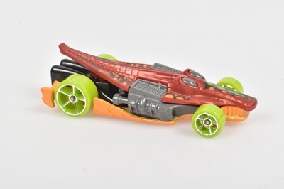 Hot Wheels Croc Rod - Krokodil Auto - Grün Orange - Spielzeugauto