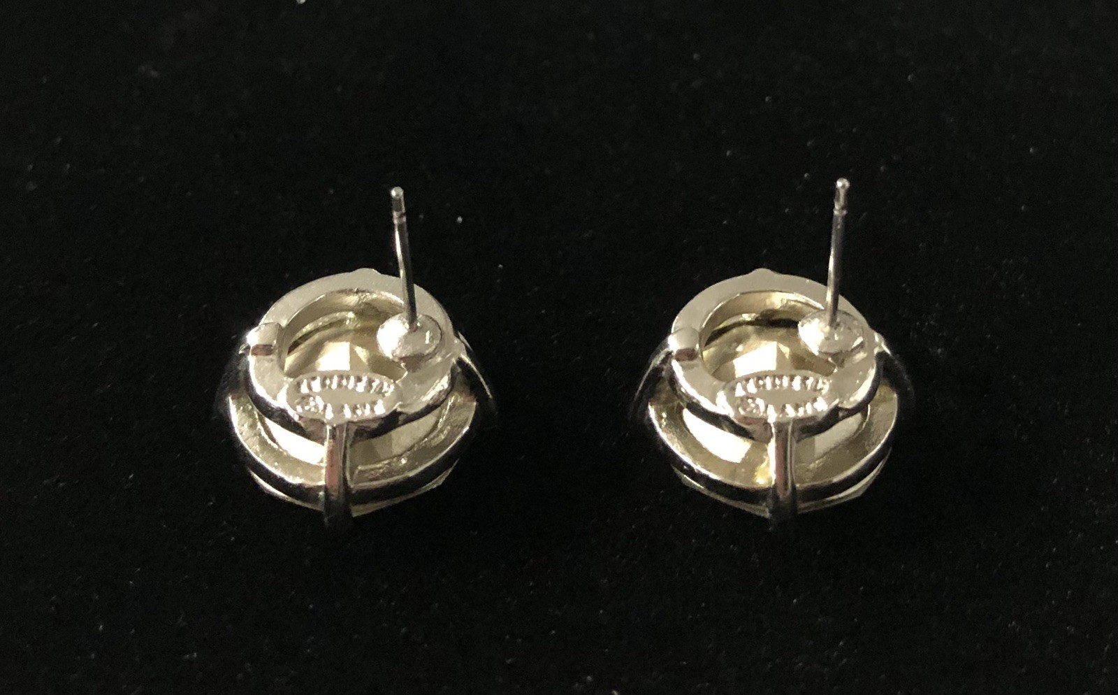 Vintage Signed Kenneth J. Lane  Large Crystal  Ea… - image 3