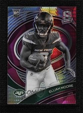 2021 Panini Spectra Rookie Variation Neon Pink Prizm 6/25 Elijah Moore #221 02v3
