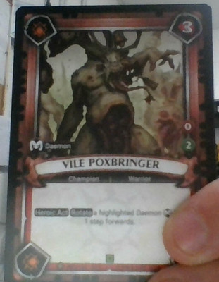Warhammer Age Of Sigmar Champions Savagery TCG  : Vile Poxbringer