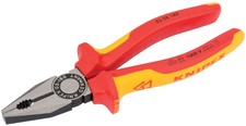 Image of Knipex 31918 180mm VDE Fully Insulated Combination Pliers
