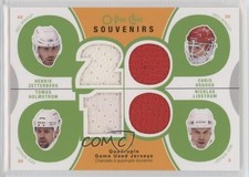 2010 O-Pee-Chee Henrik Zetterberg Chris Osgood Tomas Holmstrom #SV-DRW HOF 1o3