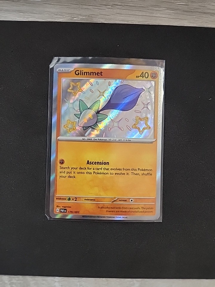 Glimmet Shiny Rare SV: Paldean Fates 179/091 NM - Pokemon TCG Card