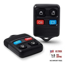 Key Fob 4 Button Keyless Entry Remote Control Key Fob Compatible with Ford