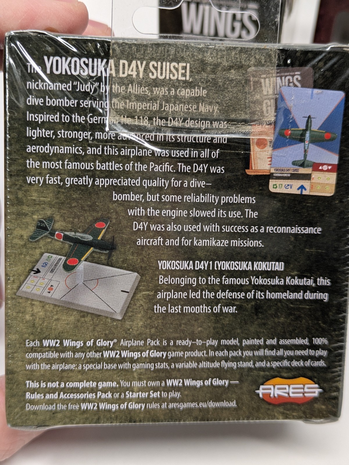 Ares Wings Of Glory WWII Yokosuka D4Y1 Suisei Nakajima KI-84 Hayate 5 Planes 82