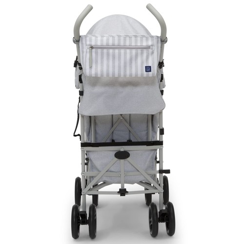 Lightweight Stroller Recline Compact Fold Removable Parent Organizer Grey - Picture 3 of 5