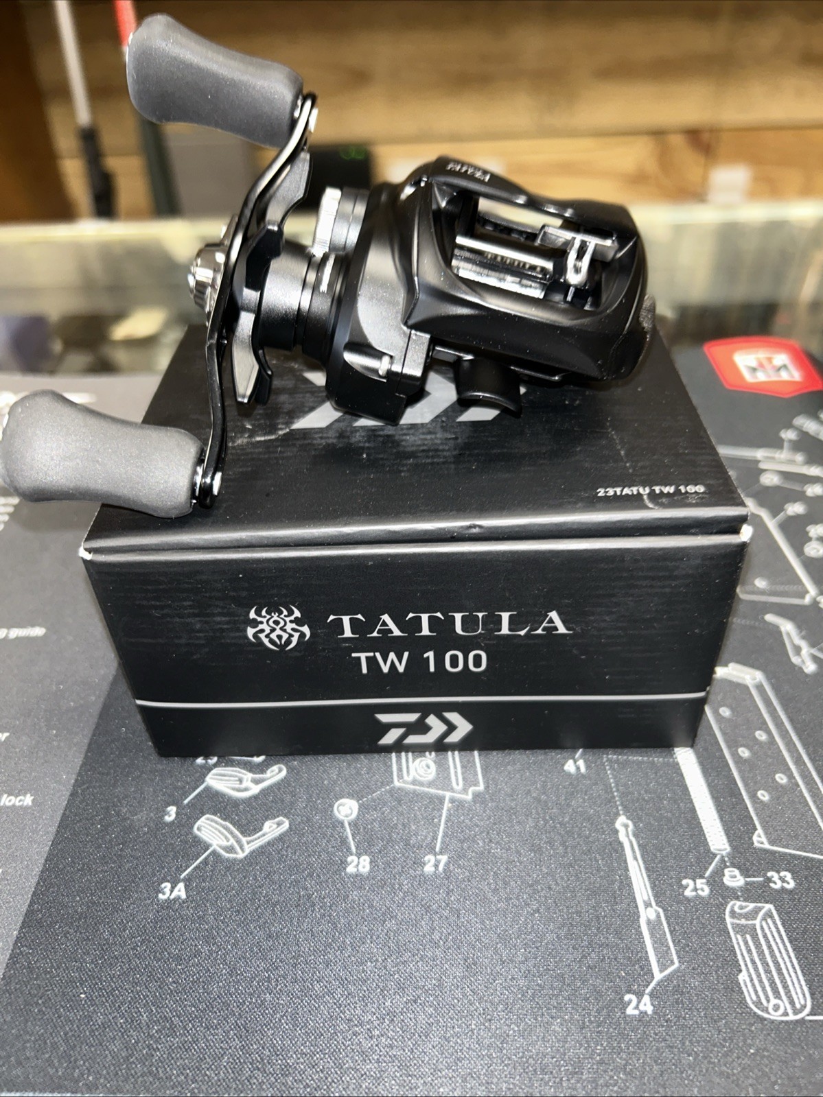 Diawa Tatula TW100 Baitcast Reel 23TATUTW100