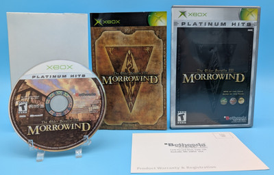 The Elder Scrolls III: Morrowind - PH (Microsoft Xbox, 2002) Complete with Map