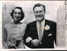 1963 Wirephoto New York Governor Nelson Rockefeller And Mrs Rockefeller 7.75X10