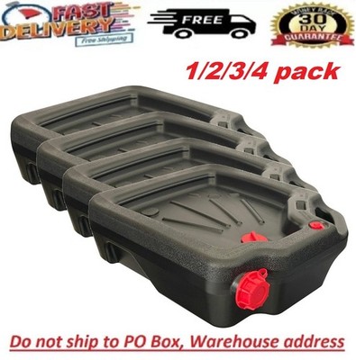 Oil Change Drain Container 16 Quart Large Pan leak-proof High Capacity Car Auto