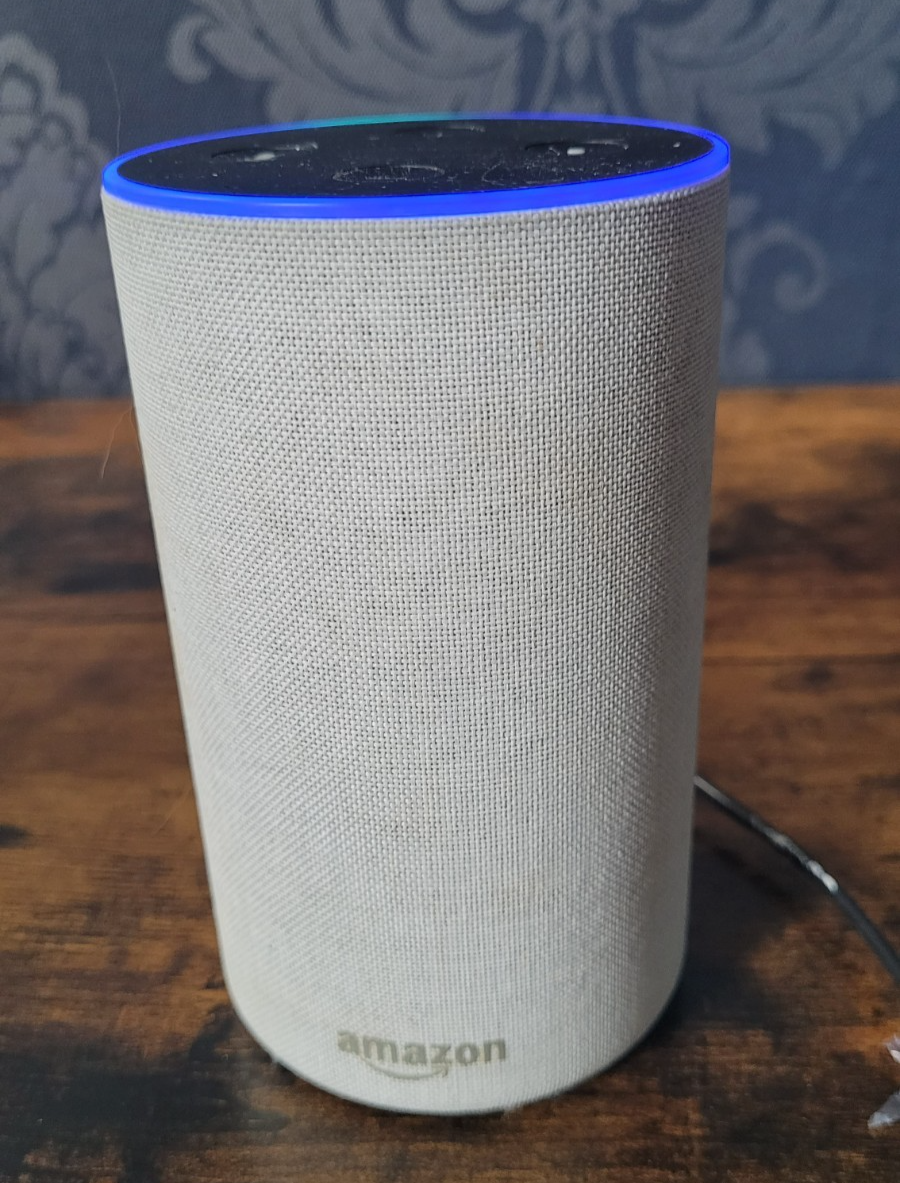 Amazon Echo (2nd Generation) Smart Assistant - Grey Fabric