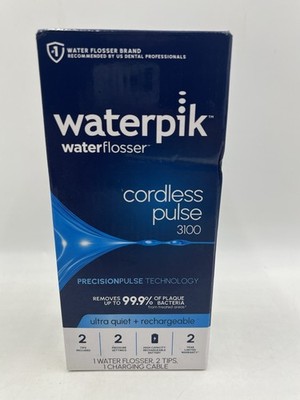 Waterpik Cordless Pulse 3100 Rechargeable Portable Water Flosser Teeth WF-20 New